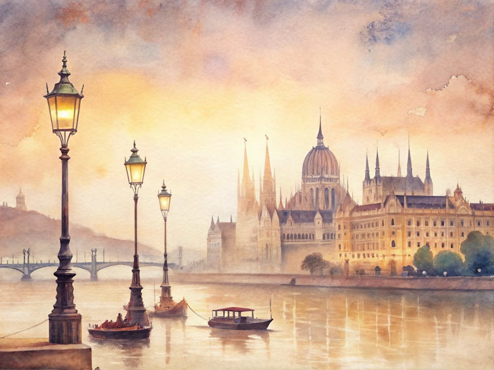 Budapest At Night