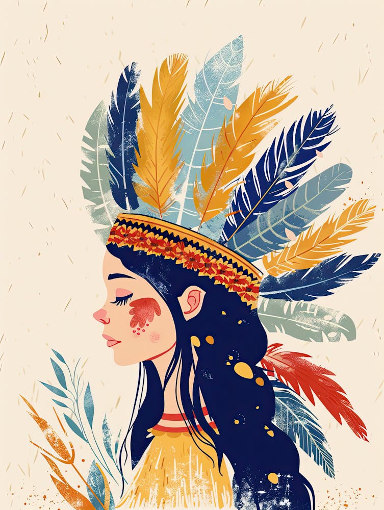 Indian Girl, Boho