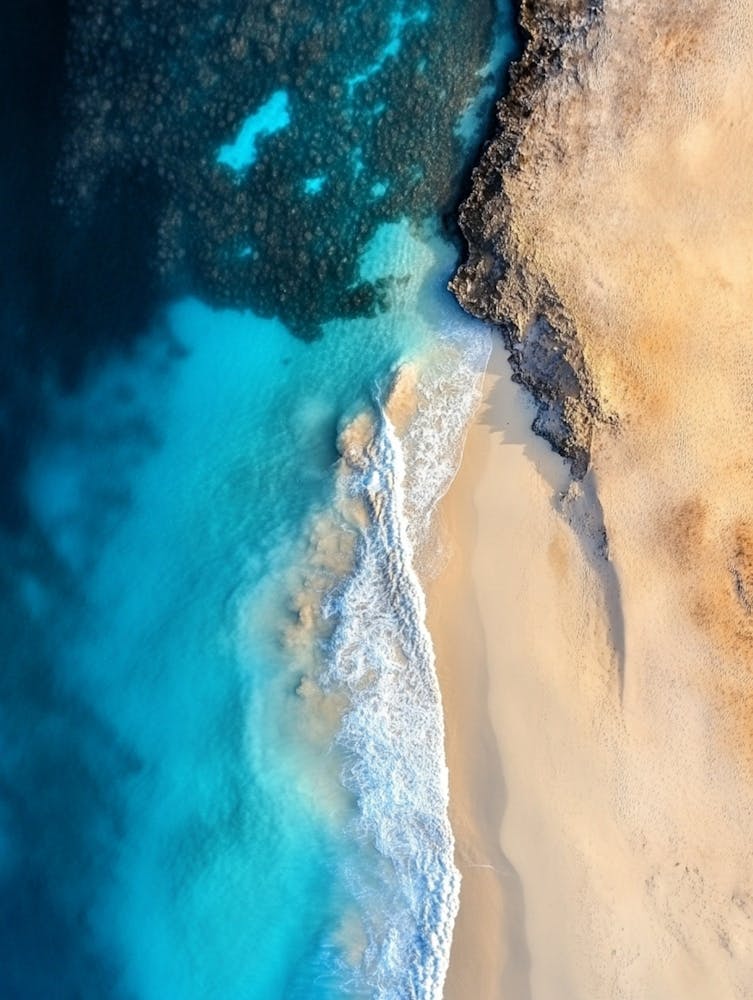 Aerial View Of A Beach 137