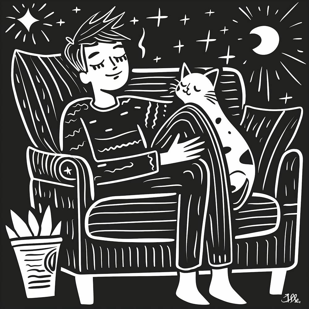 Man And His Cat