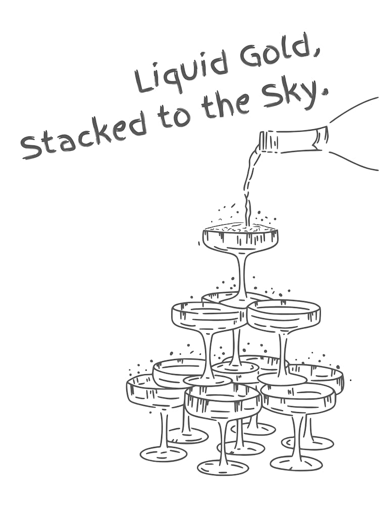 Liquid Gold Stacked To The Sky