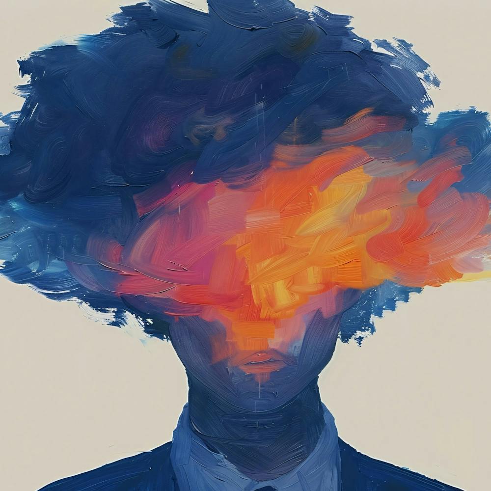 Man With A Big Head