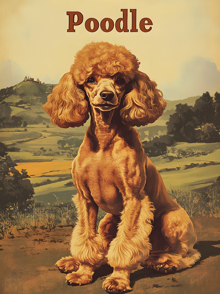 Poodle Vintage