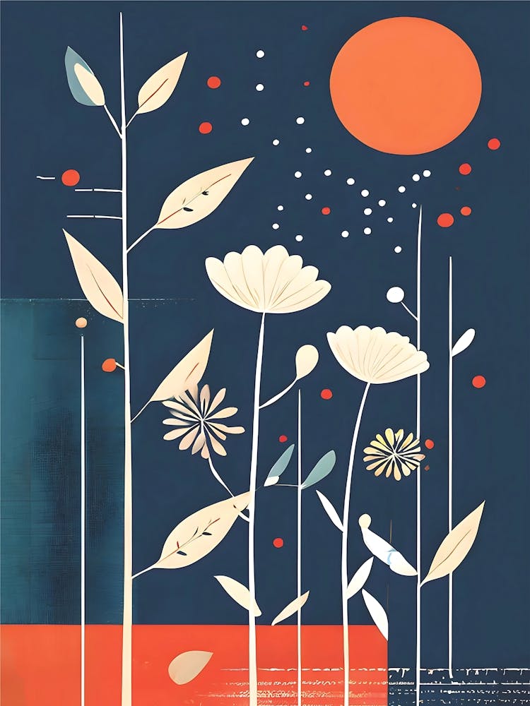 Abstract Ethereal Garden