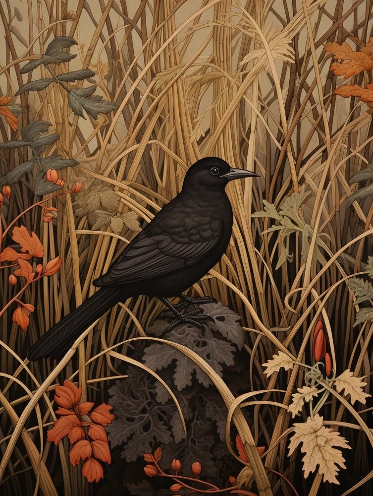 Dark And Moody Botanical Coot 4