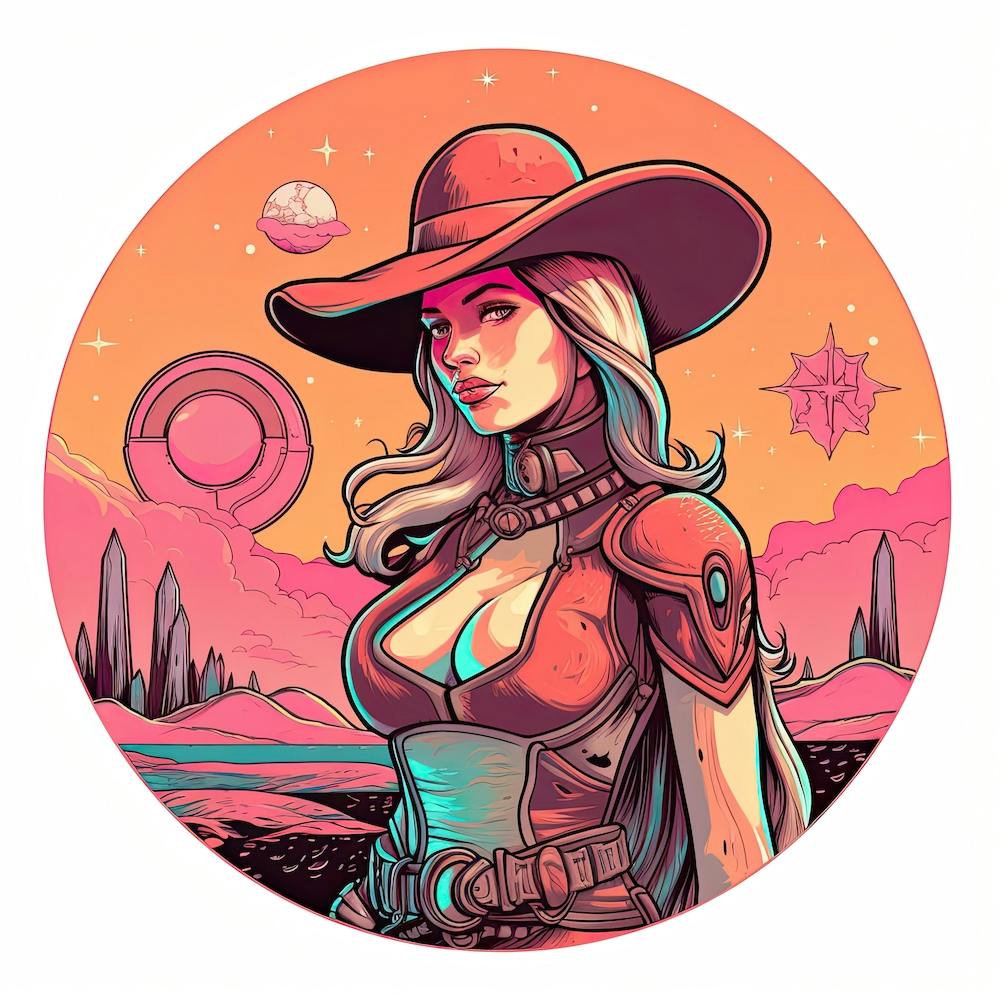 Futuristic Cowgirl