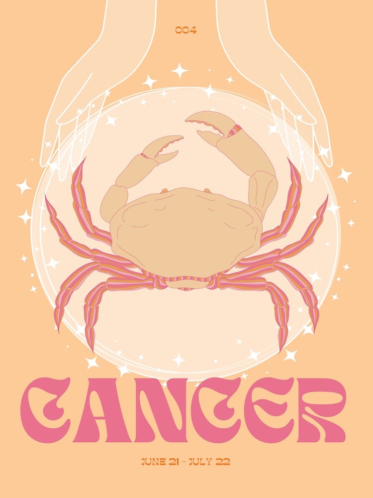 Zodiaque Cancer Orange