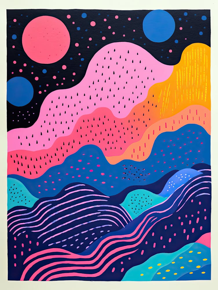 Quantum Currents Sci Fi Abstract Flow