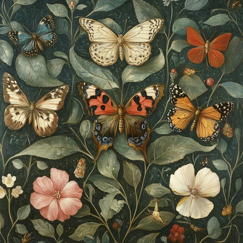 Butterfly Garden Art