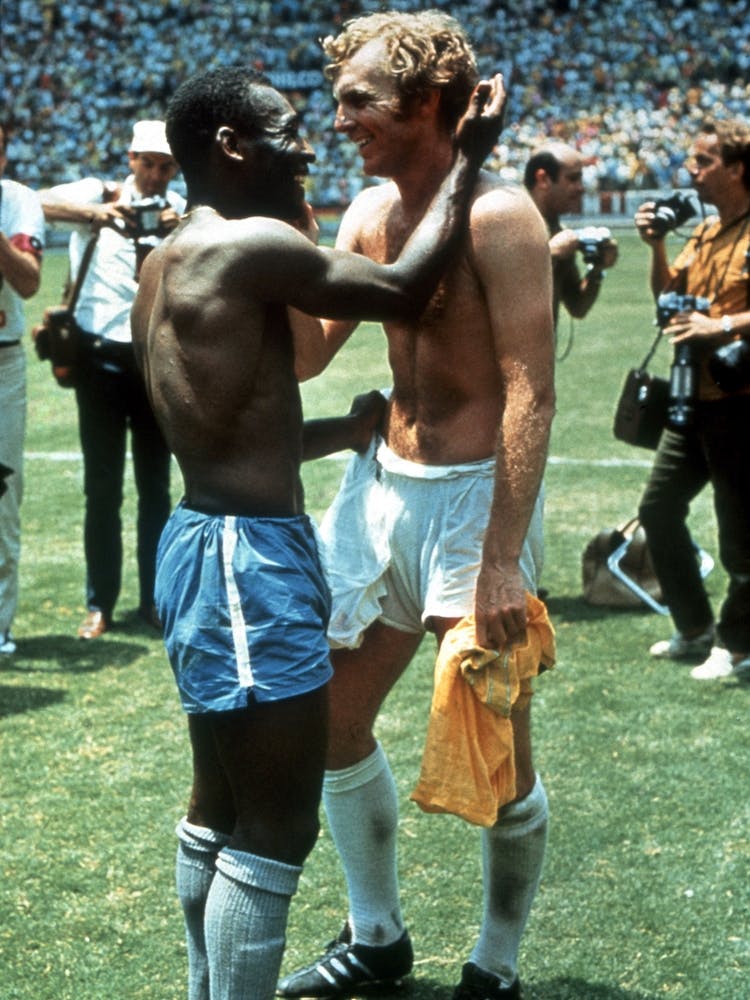 Pele And Bobby Moore, 1970