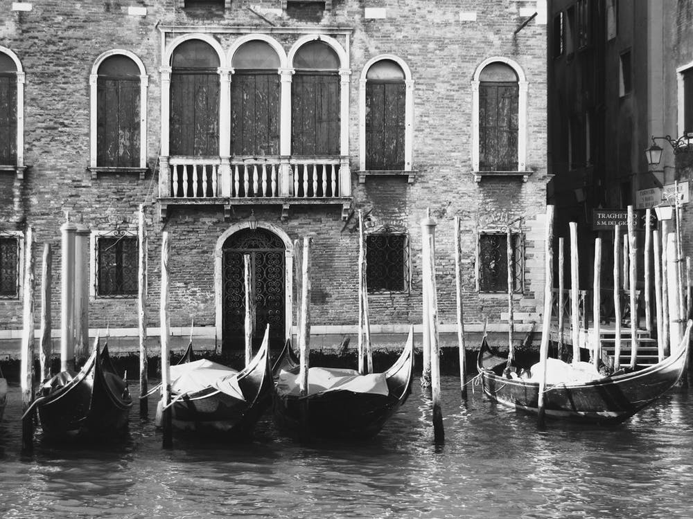 Gondolas In Venice