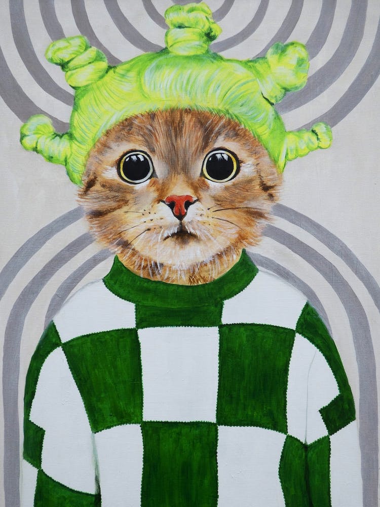 Cat Retro Style