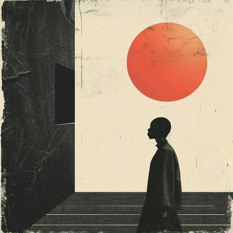 Man Looking At The Sun