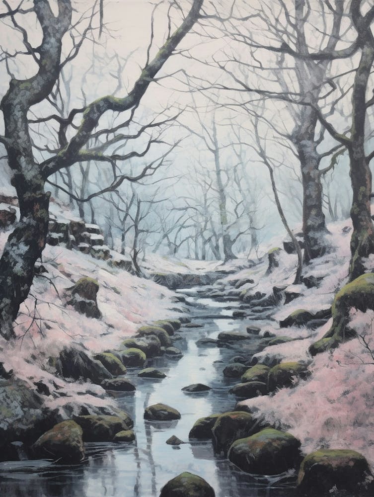 Dreamy Winter Painting Killarney National Park Ireland 5