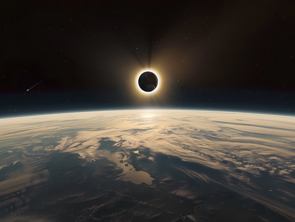 Eclipse From Space