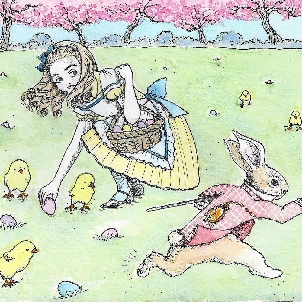 Alice im Osterland Quadrat