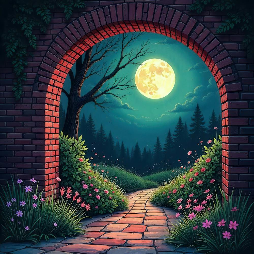 Moonlight In The Garden 1