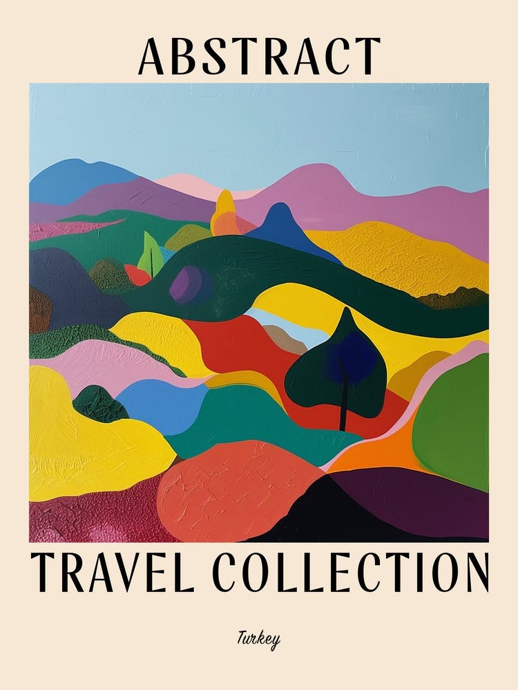 Abstract Travel Collection Poster Turkey 3