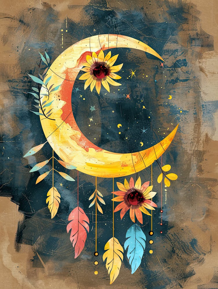 Retro Skylines In Orbiting Abstraction