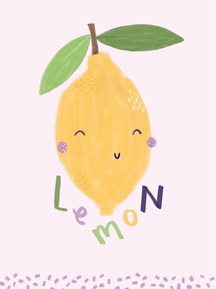 Cute Lemon Nursery Baby And Kids