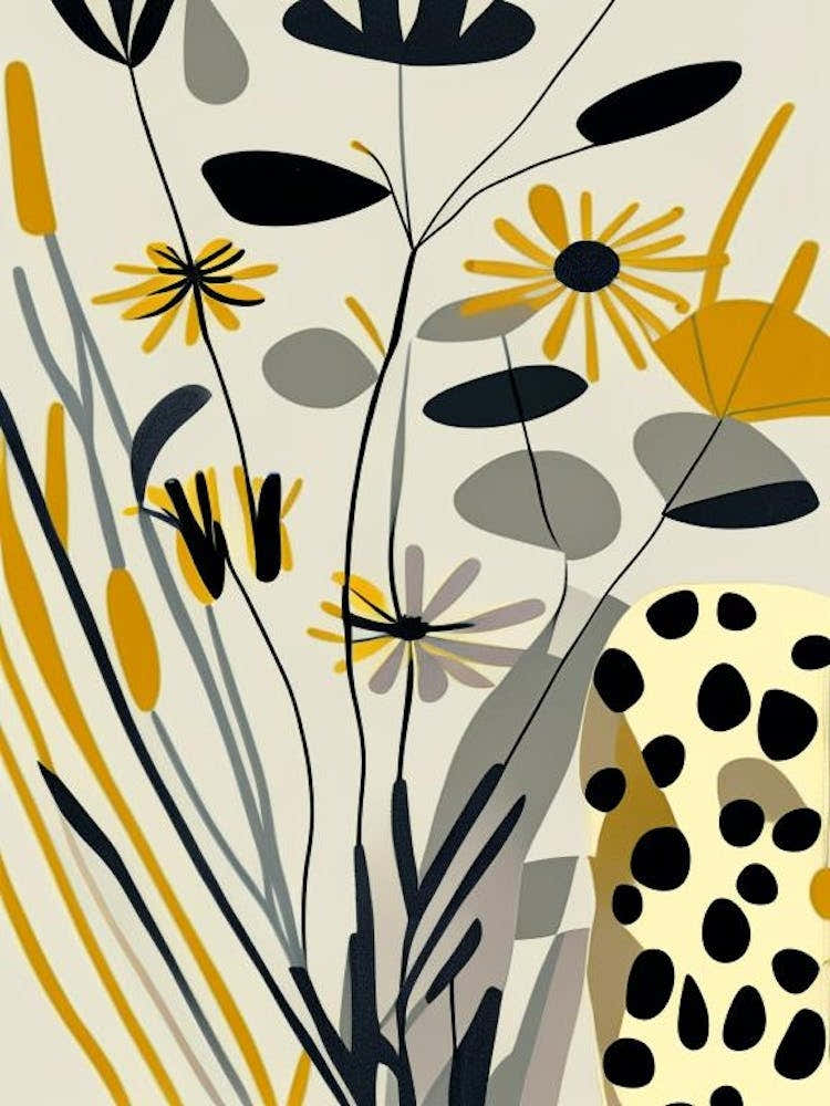 Tickseed Wildflower Modern Muted Colours 2