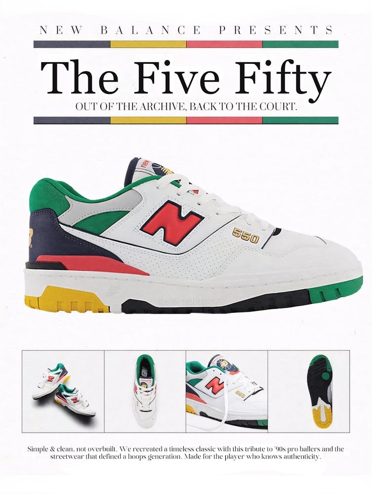 Five Fifty - New Balance 550 classic - Retro basketball shoes