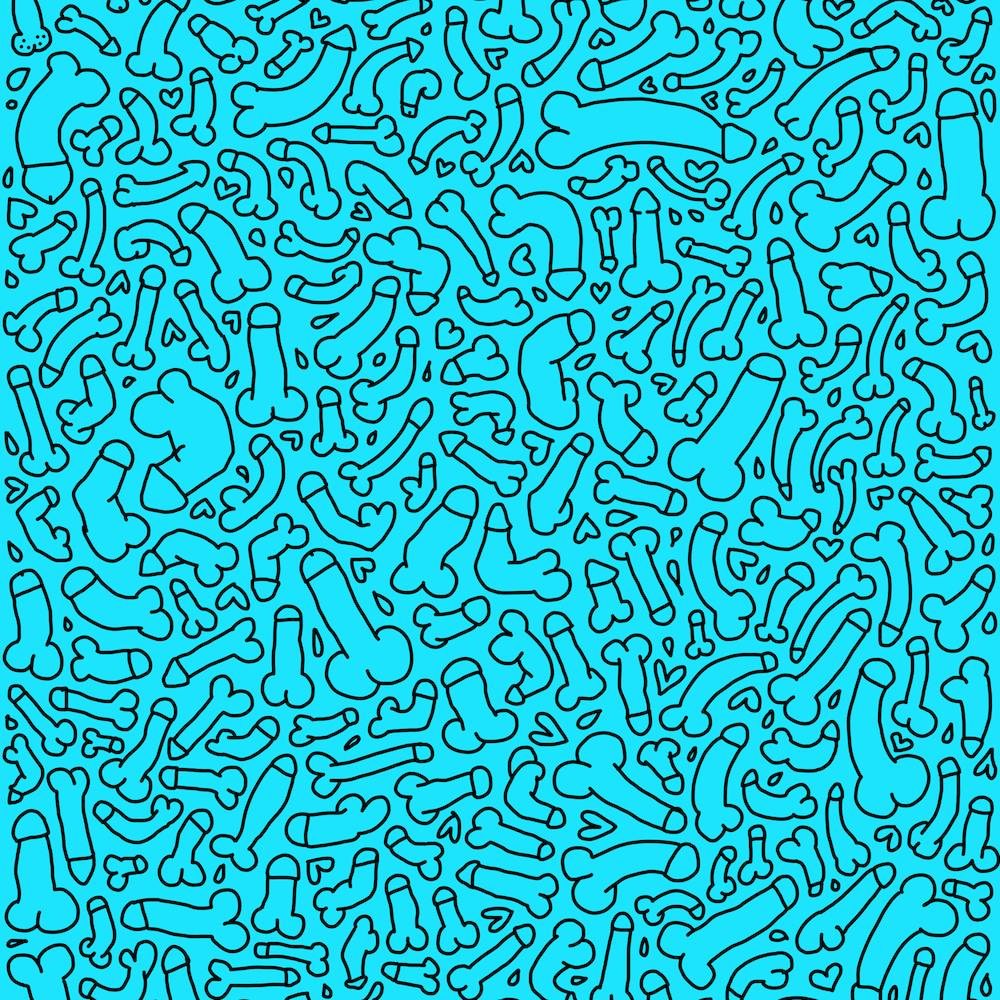 Penis blue