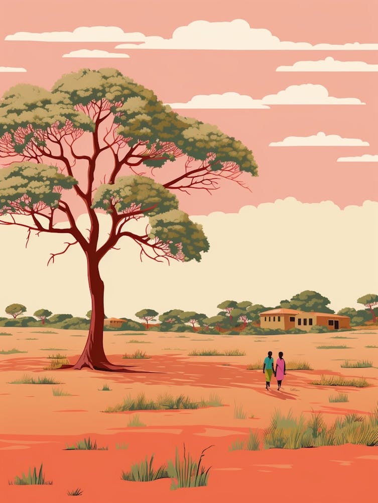 Malawi Reiseillustration