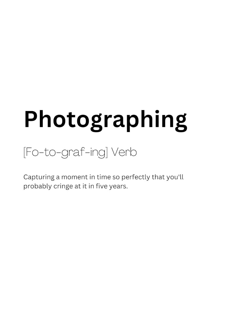 Photographing Definition Meaning 1