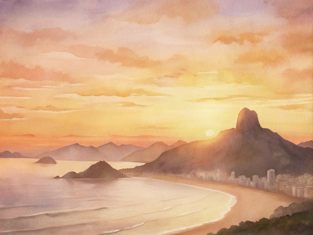 Sunset In Rio 1