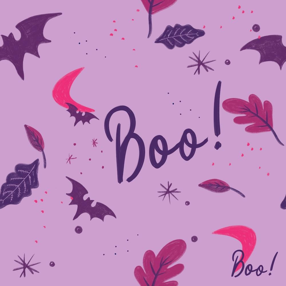 Purple And Pink Batty Boo