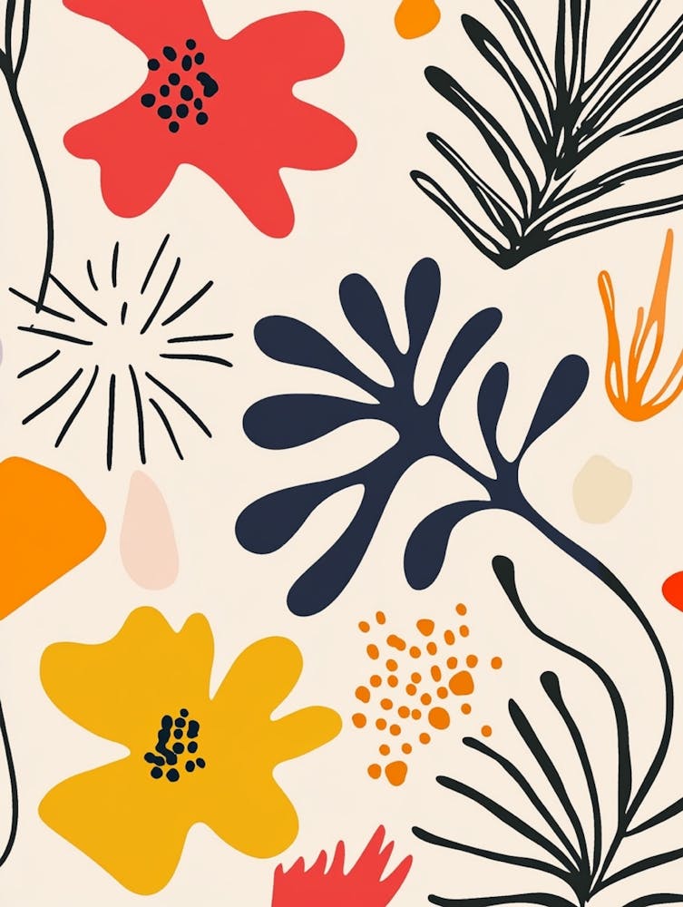 Abstract Floral Pattern 6