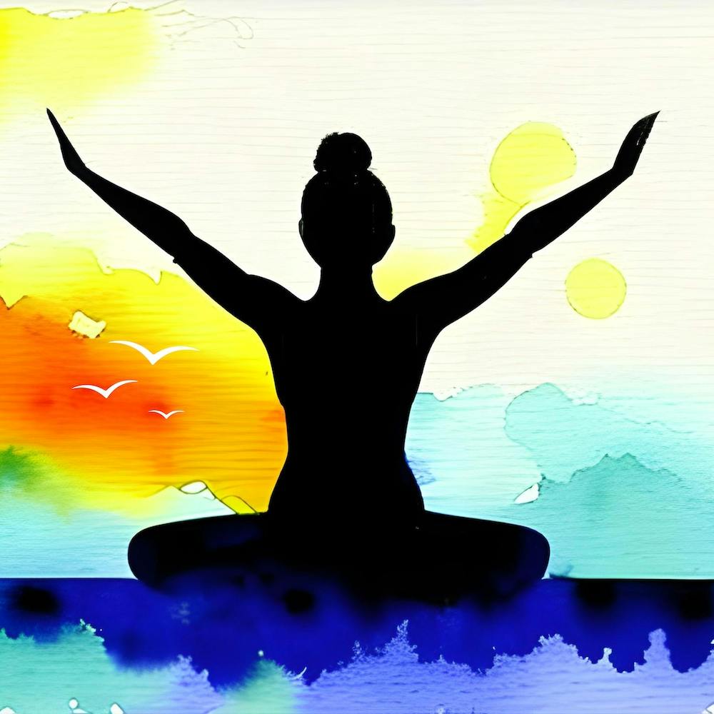 Yoga colorful