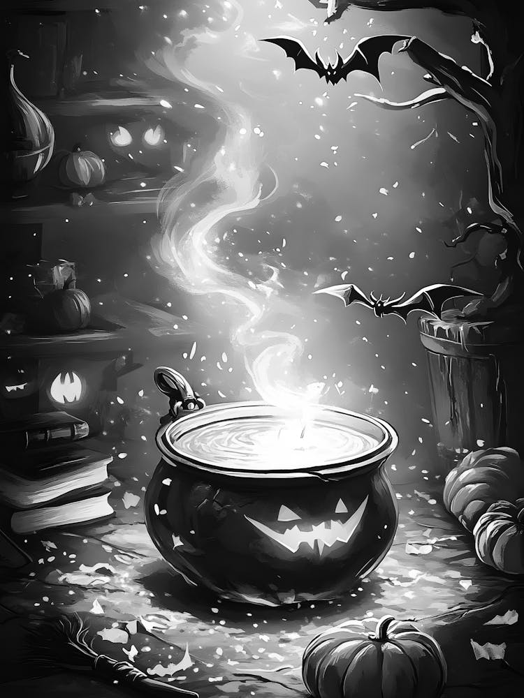 Halloween Cauldron 1