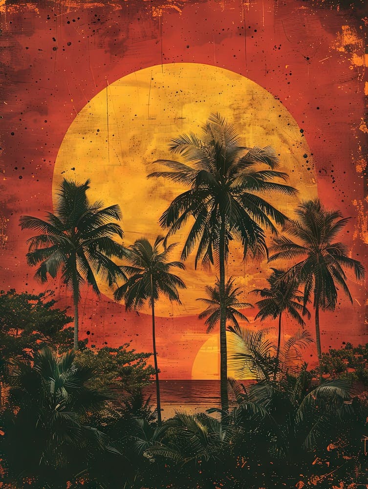 Sunset Canvas Print 1