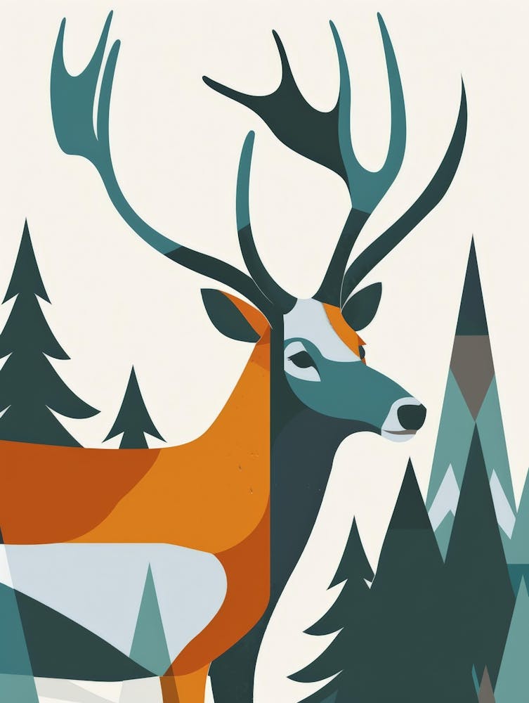 Deer In The Forest 7