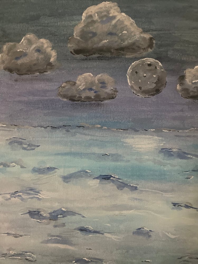 Tranquil Night Ocean