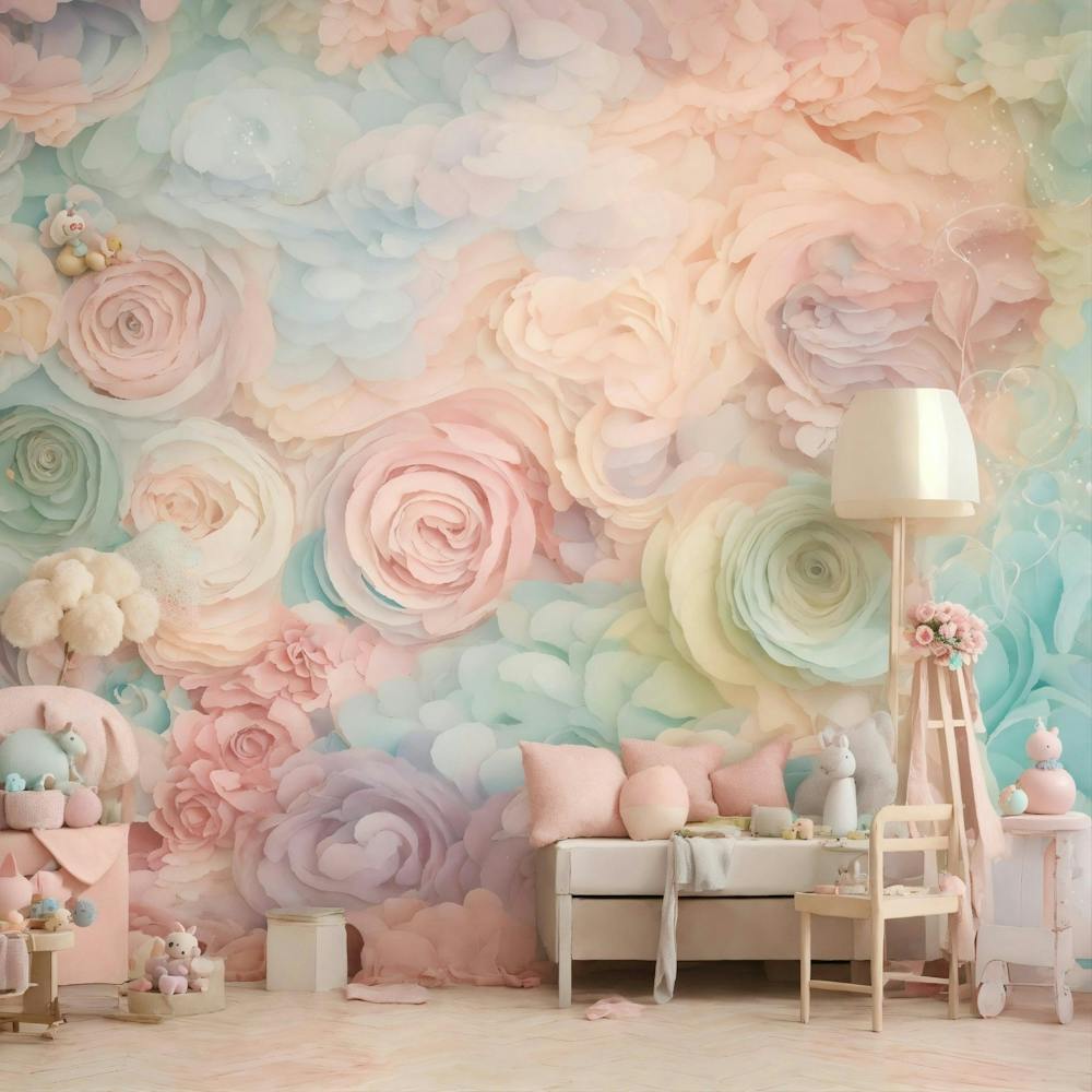 Pastel Roses Wallpaper