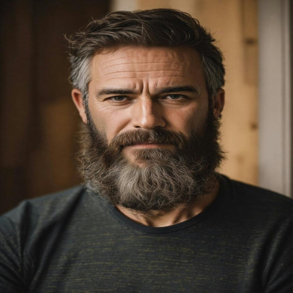 Portrait Of A Man With Beard