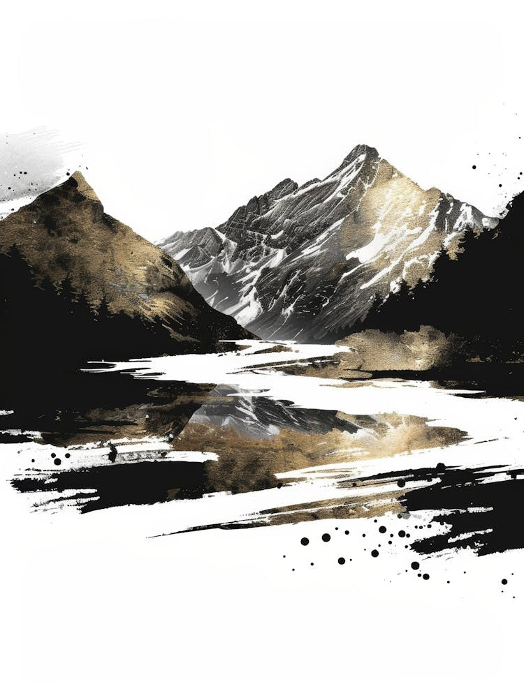 Mountain Landscape Painting 1