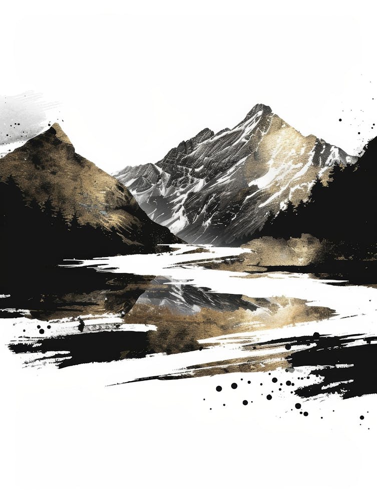 Mountain Landscape Painting 1