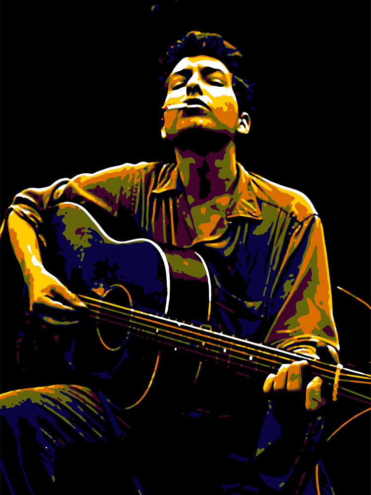 Bob Dylan American Musician Legend In Pop Art