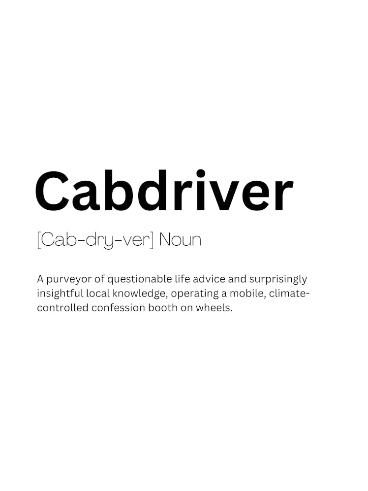 Cabdriver Definition Meaning
