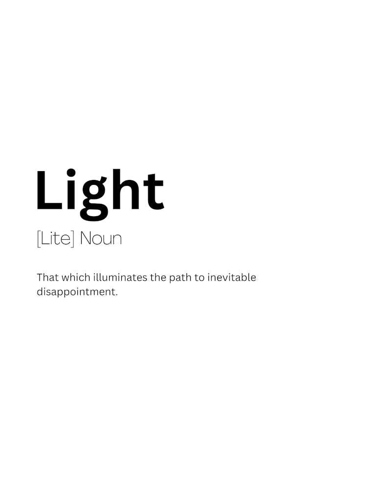 Light Definition Meaning