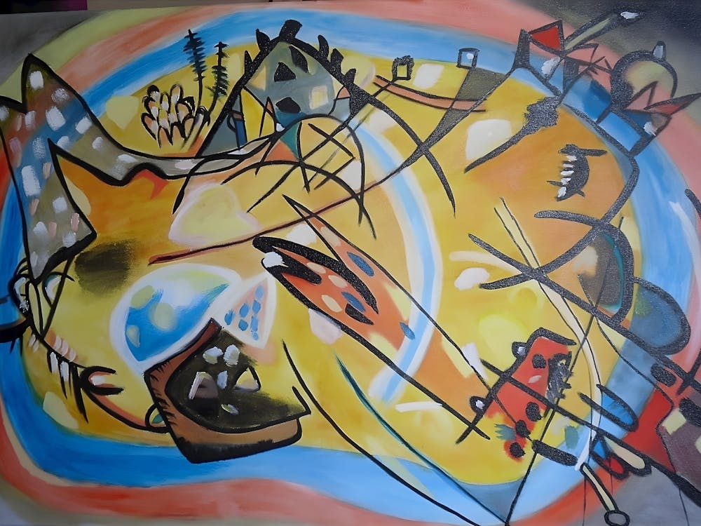 Wassily Kandinsky Abstract Painting 3