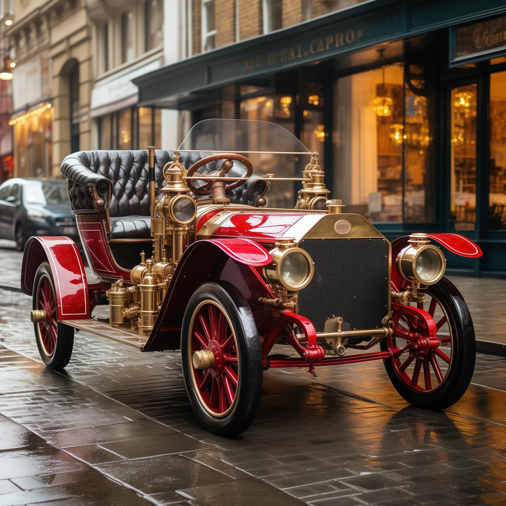 Vintage Luxury Car in London