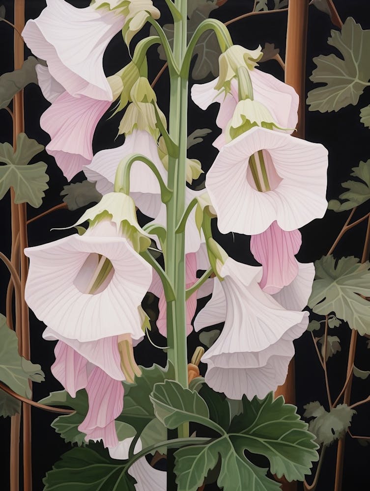 Flower Illustration Canterbury Bells 2
