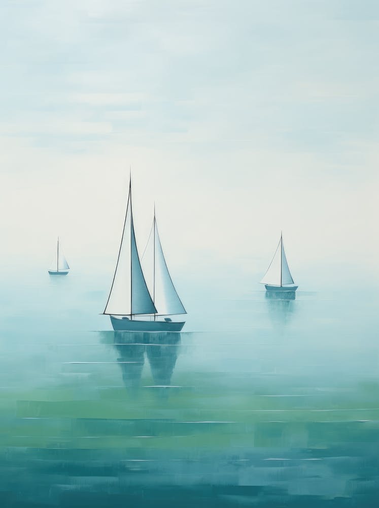 Sailboats In The Sea