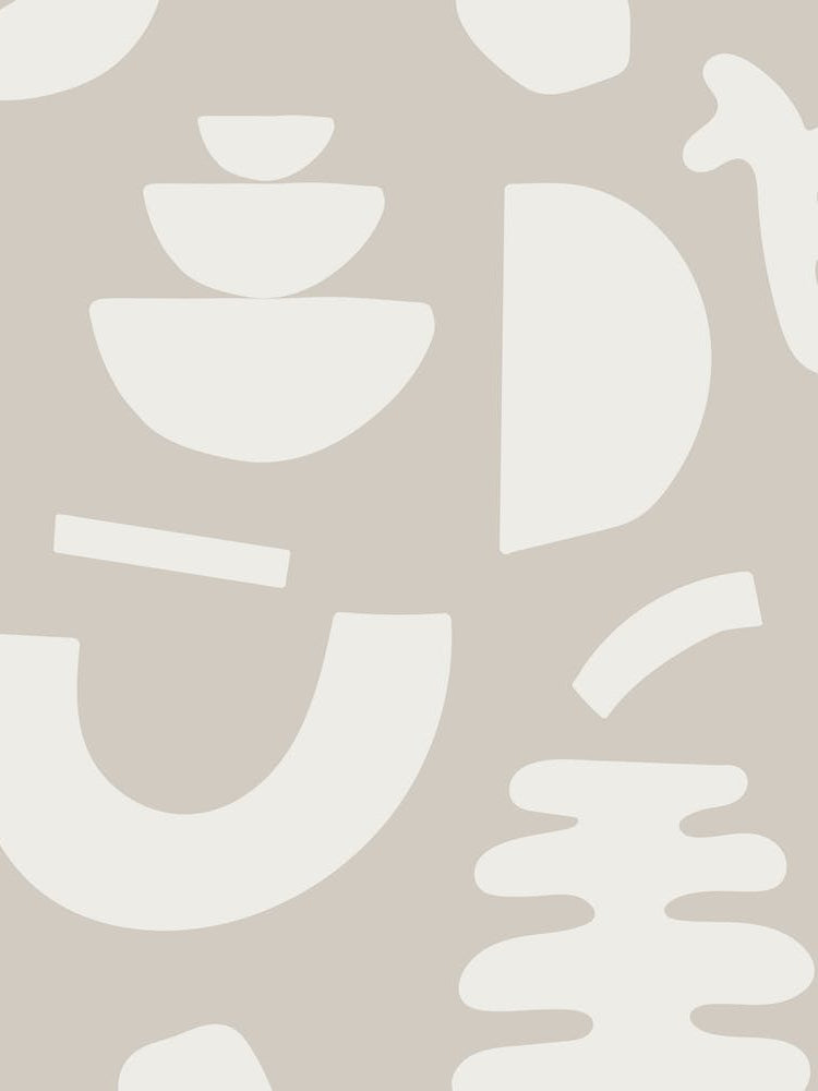 Abstract Shapes - Greige