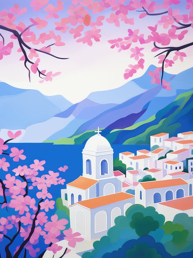 Ravello, Italy Colourful View 1